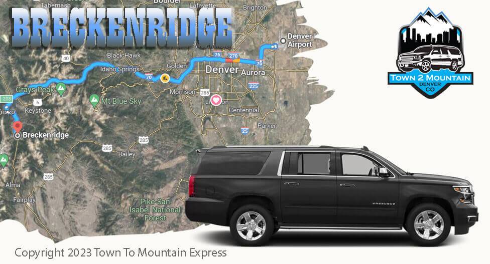Denver to Breckenridge/Eagle to Breckenridge/Aspen to Breckenridge/Winter Park to Breckenridge