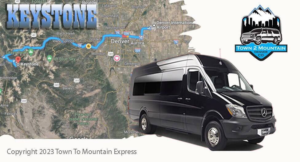 Denver to Keystone Shuttle / Keystone to Denver Shuttle / Keystone Transportation / ride to Keystone /