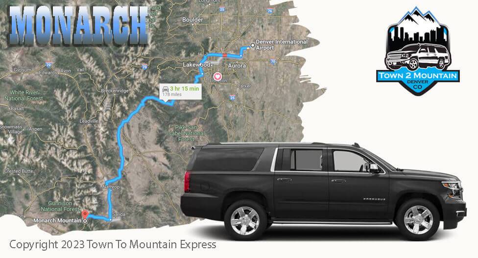 Denver to Monarch Mountain / Monarch mountain to Denver transportation Shuttle