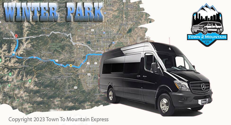 Denver to Winter Park Shuttle / Winter Park to Denver Shuttle / Ride to Winter Park / Limo to Winter Park