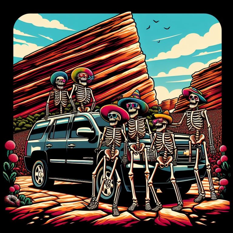 A Red Rocks concert image from the Town to Mountain Express collection.