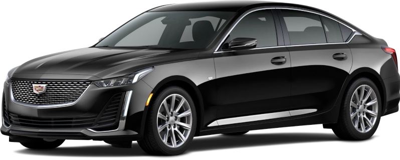 “Black Cadillac luxury sedan for Denver Airport private car service”