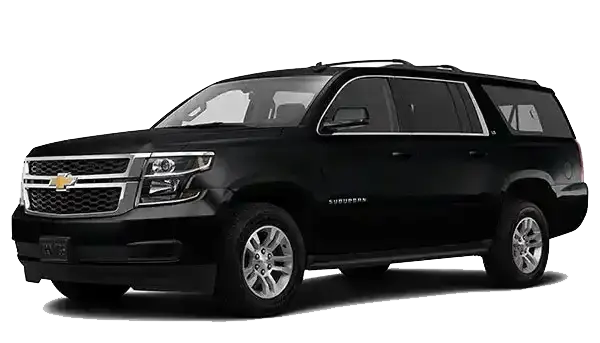 Spacious Chevrolet Suburban SUV for group ski transportation