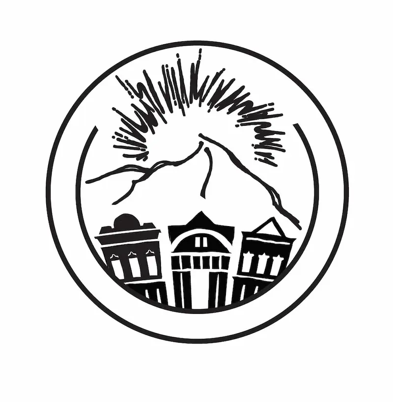 Town to Mountain Express logo for Denver to Crested Butte shuttle service