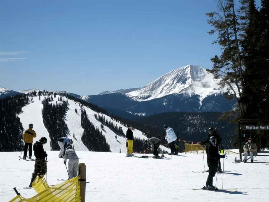 Scenic view of Keystone Mountain ski resort