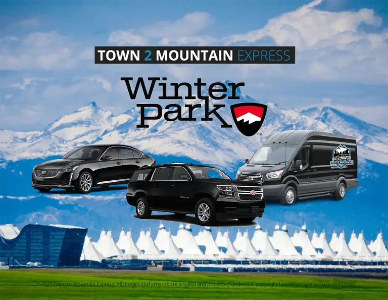 Luxury private shuttle from Denver to Winter Park Resort over Berthoud Pass