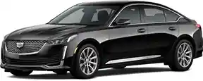 Black luxury sedan for Glenwood Springs transportation
