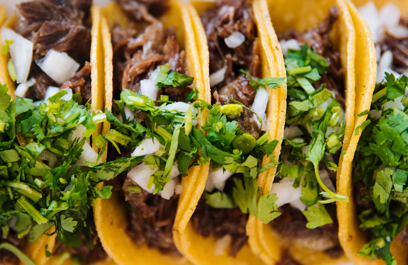 Tacos — illustrative catering menu photo