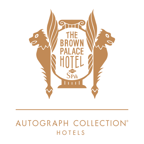 The Brown Palace official hotel logo | Town to Mountain Express Denver Airport Shuttle | Town to Mountain Express Denver Airport Shuttle The Brown Palace logo